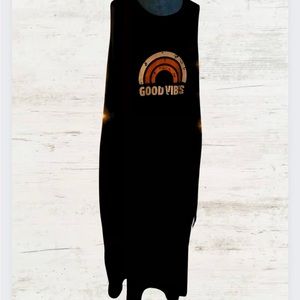 Good vibes T-shirt dress